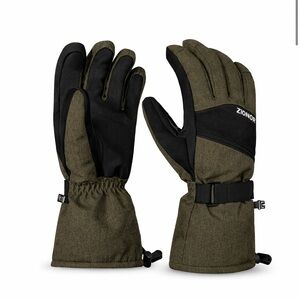 ZIONOR Waterproof Winter Gloves w/3M Thinsulate Insulation, Touchscreen (Large)